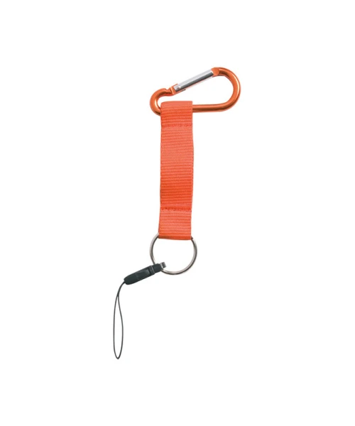 Portachiavi fascia con moschettone