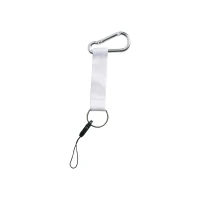 Portachiavi fascia con moschettone