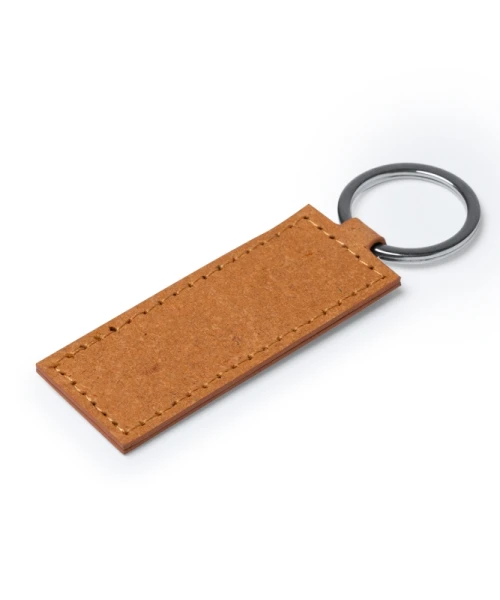 Portachiavi in Pelle Riciclata - Rettangolo